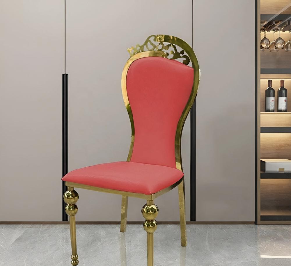 Lixra Armless Dining Chair With Leather Upholstery For 4