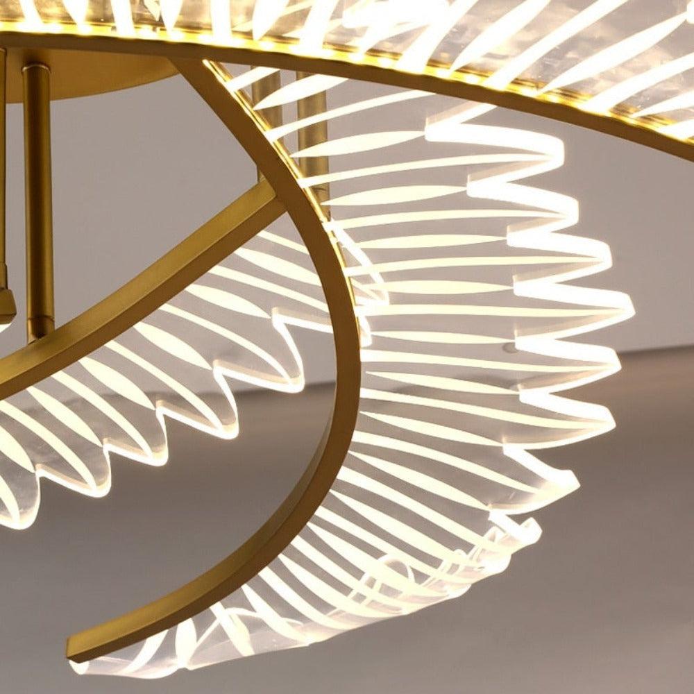 Lixra Artistic And Classy Aluminum LED-Mounted Light