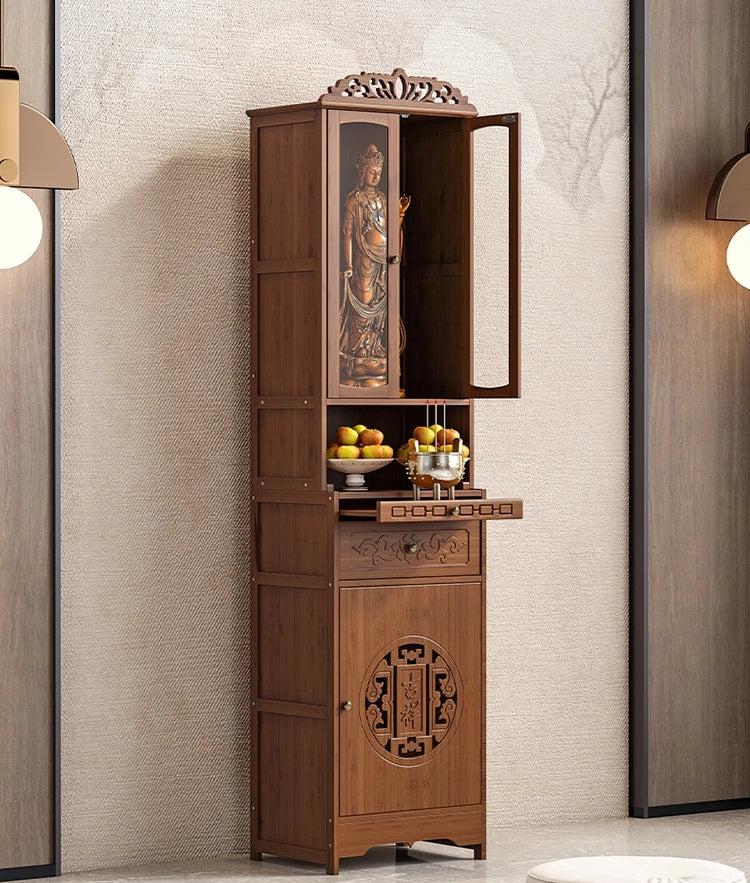 Lixra Beautiful Wooden Cultural Cabinet And Storage