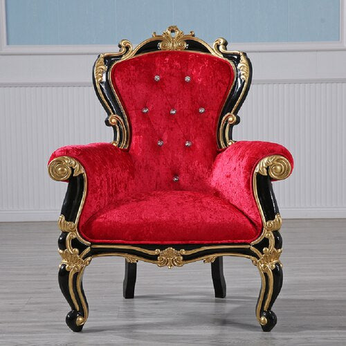 Lixra Button-Tufted Handcrafted Fabric Accent Chair