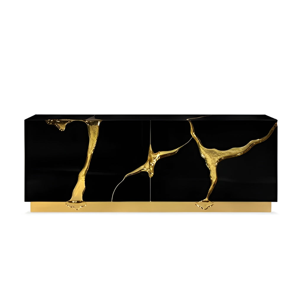 lixra Captivating Look Decorative Wooden Buffet Table