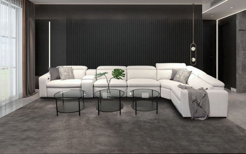 Lixra Contemporary Design Fabric Electric Recliner Sofa