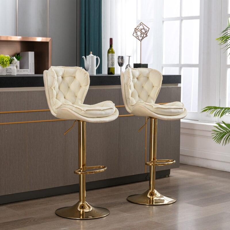 Lixra Contemporary Design Palatial Swivel High-Raised Stool