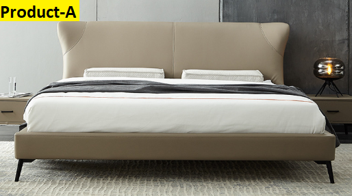 Lixra Contemporary Design Sumptuous Comfy Leather Bed