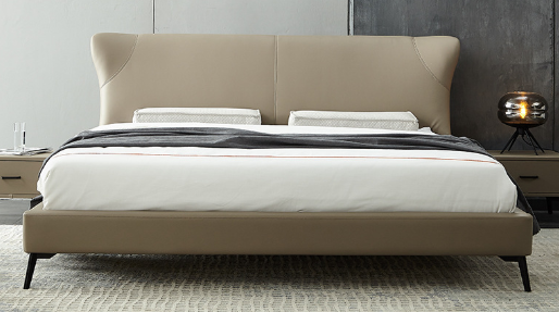Lixra Contemporary Design Sumptuous Comfy Leather Bed
