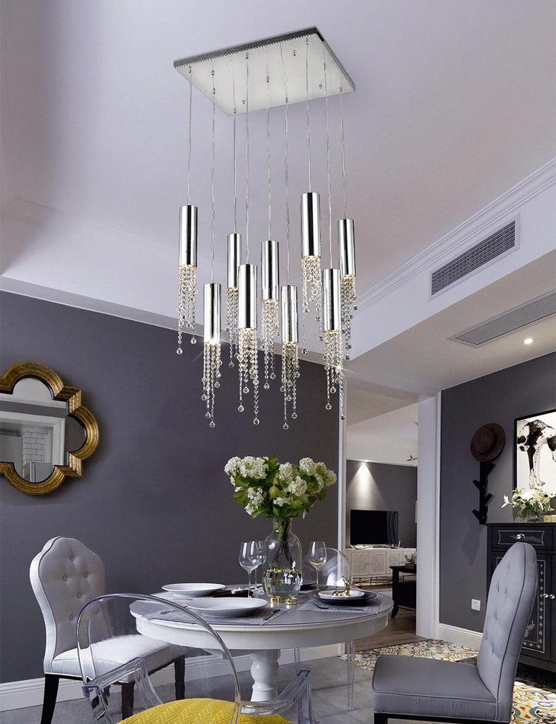 Lixra Contemporary Elegant Crystal Lighting Chandelier
