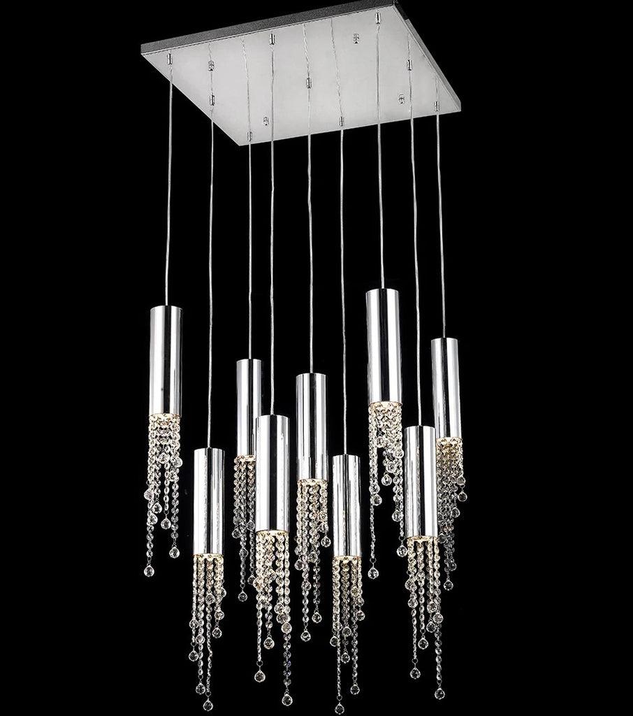 Lixra Contemporary Elegant Crystal Lighting Chandelier