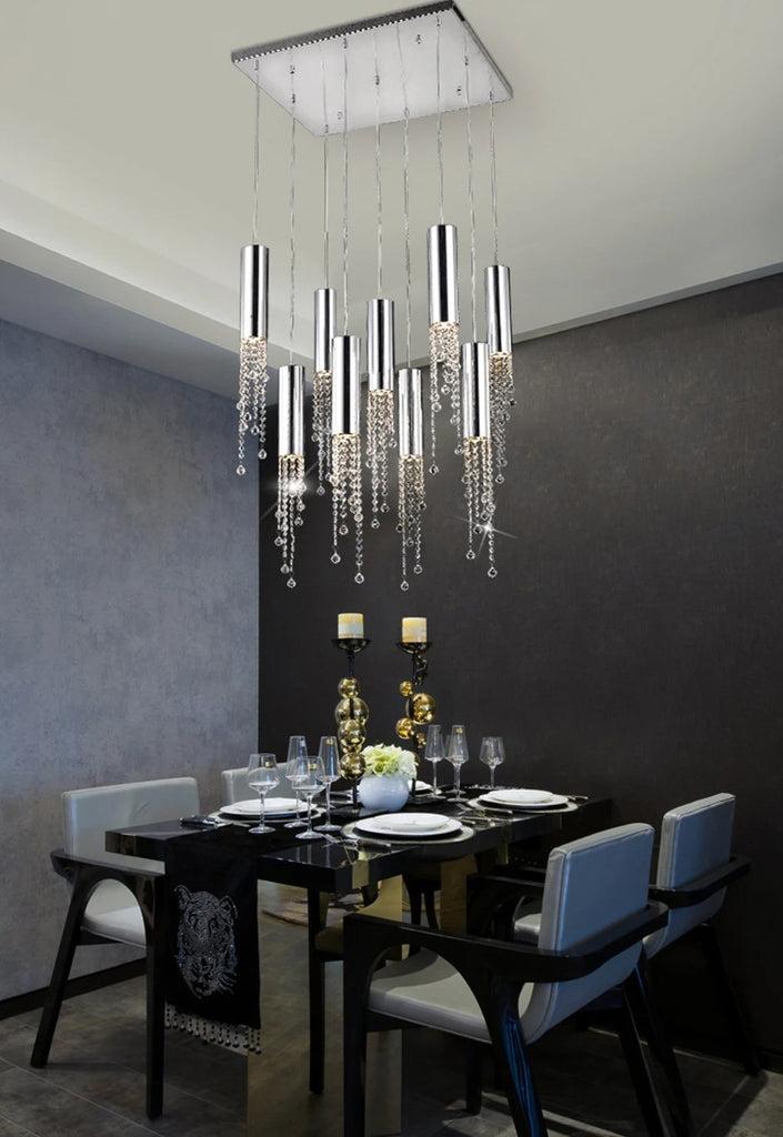 Lixra Contemporary Elegant Crystal Lighting Chandelier