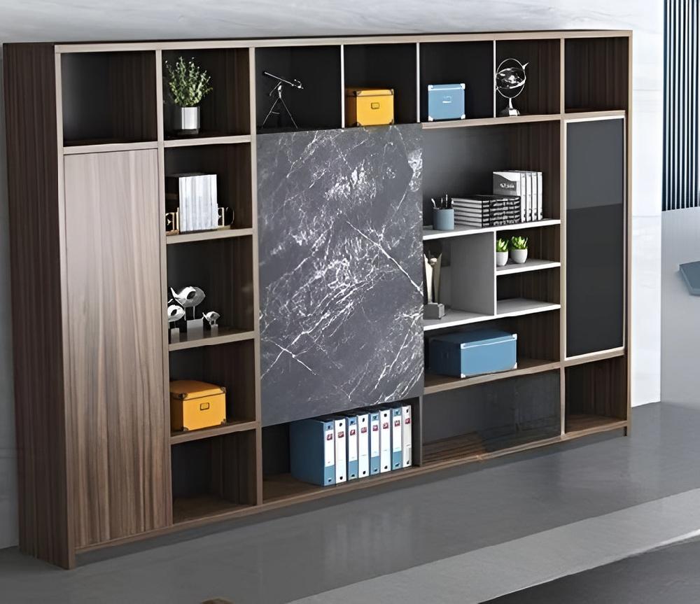 Lixra Contemporary Multi-Storage Wooden Bookshelves