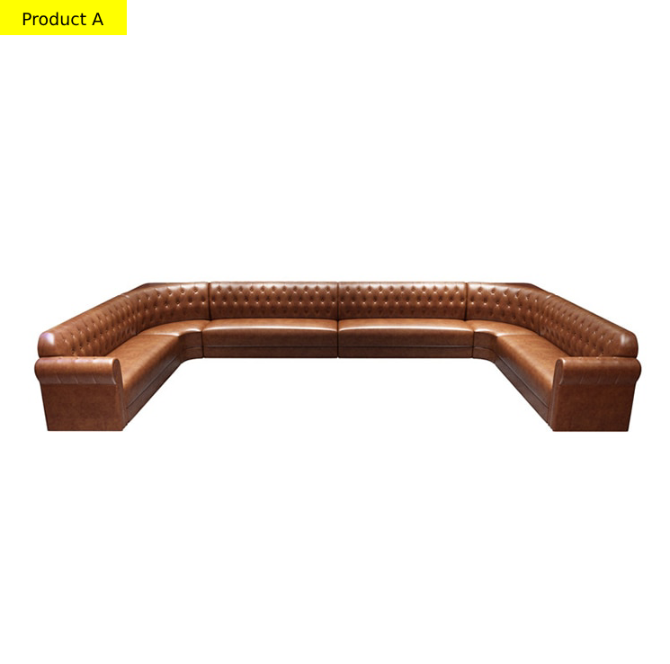 Lixra Contemporary Sectional U-Shaped Luxury Living Room Couches