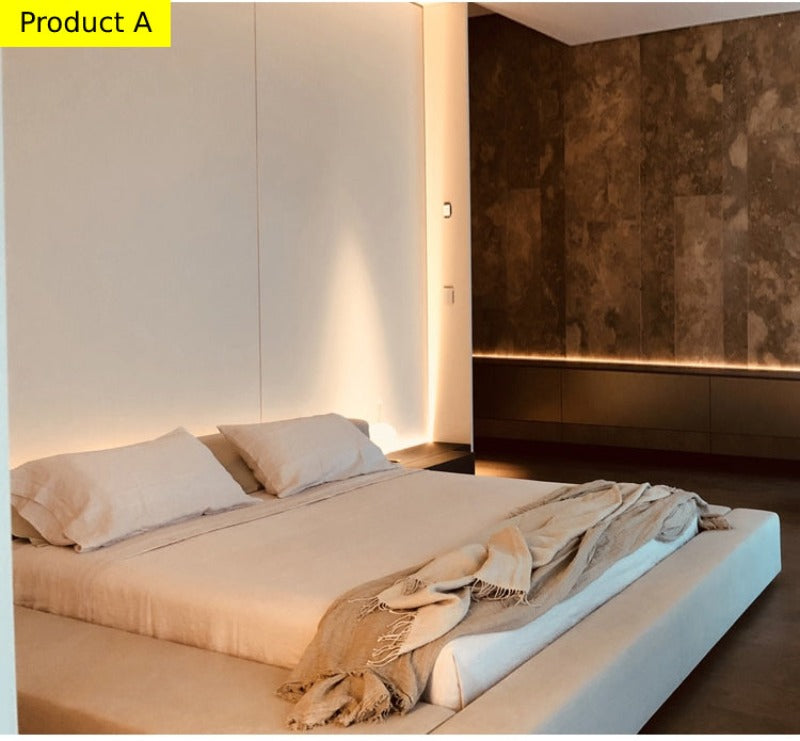 Lixra Contemporary Trailblazing Design Comfy Fabric Bed