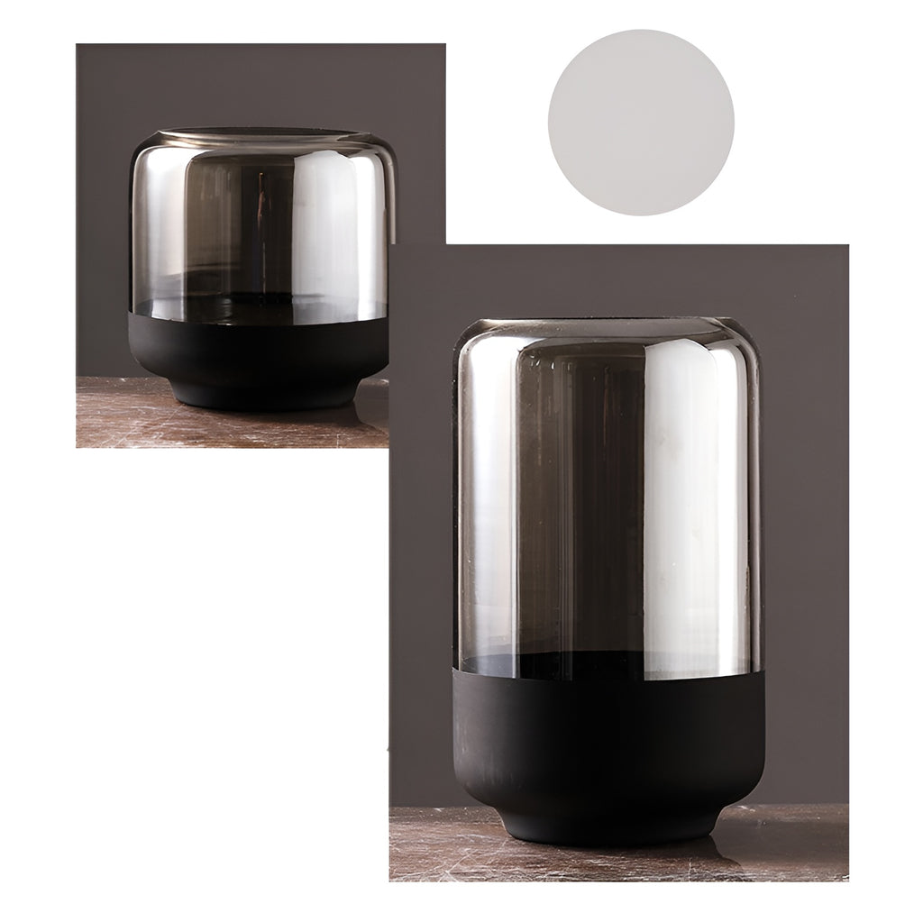 Lixra Decorative Transparent Artificial Flower Vase