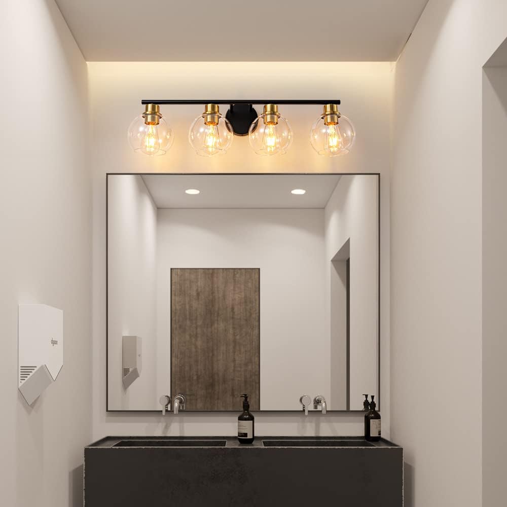 Lixra Elegance In Brass Moisture-Proof Vanity Light