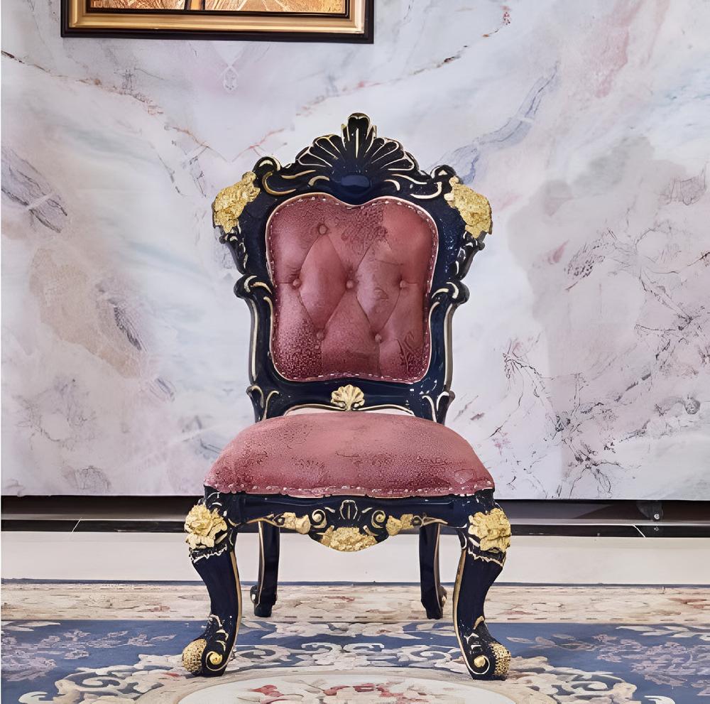 lixra Elegant European Leather Dining Chairs Set of 4