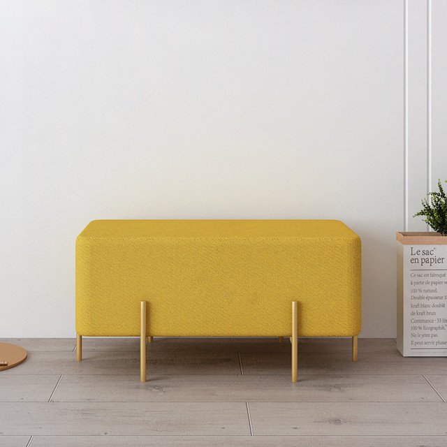 lixra Elementary Design Resplendent Cozy Fabric Ottoman