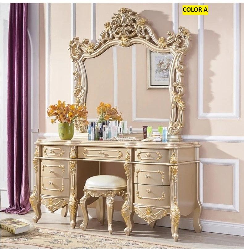 lixra European Design Classy Luxurious Dresser Table