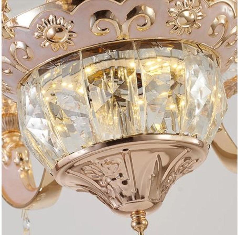 Lixra European Style Classic Dazzling Crystal Chandelier