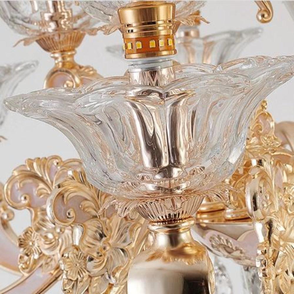 Lixra European Style Classic Dazzling Crystal Chandelier