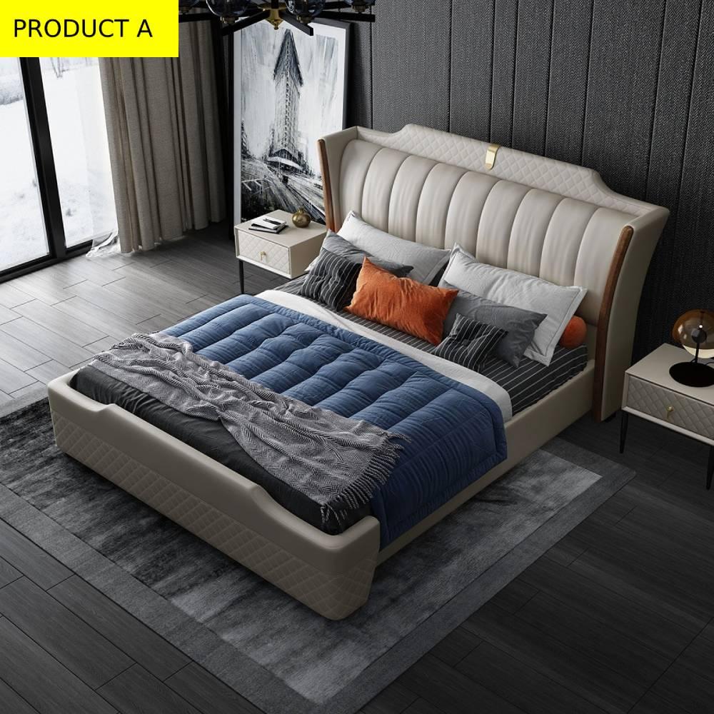 Lixra Exceptionally Crafted Modern Designer Leather Bed