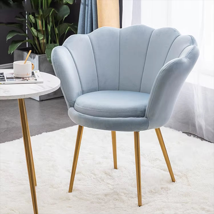Lixra Fabric Upholstered Accent Chair With Metal Legs