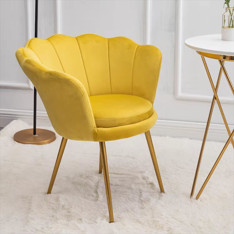 Lixra Fabric Upholstered Accent Chair With Metal Legs