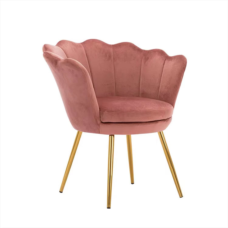 lixra Fabric Upholstered Accent Chair with Metal Legs