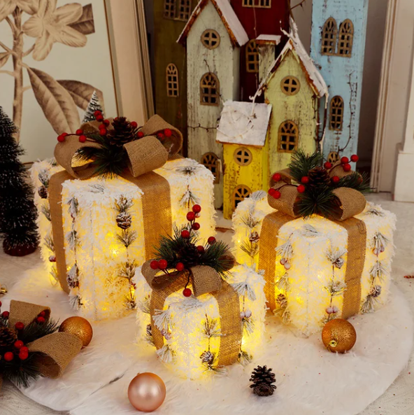 Lixra Festive Treasures 3-Piece Christmas Gift Box Set