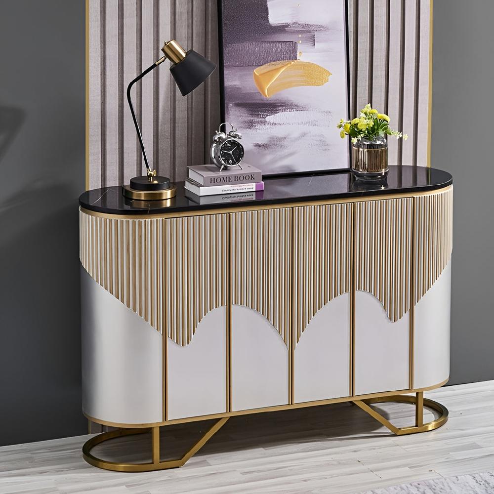 Lixra High-End Decorative Marble Modern Buffet Table