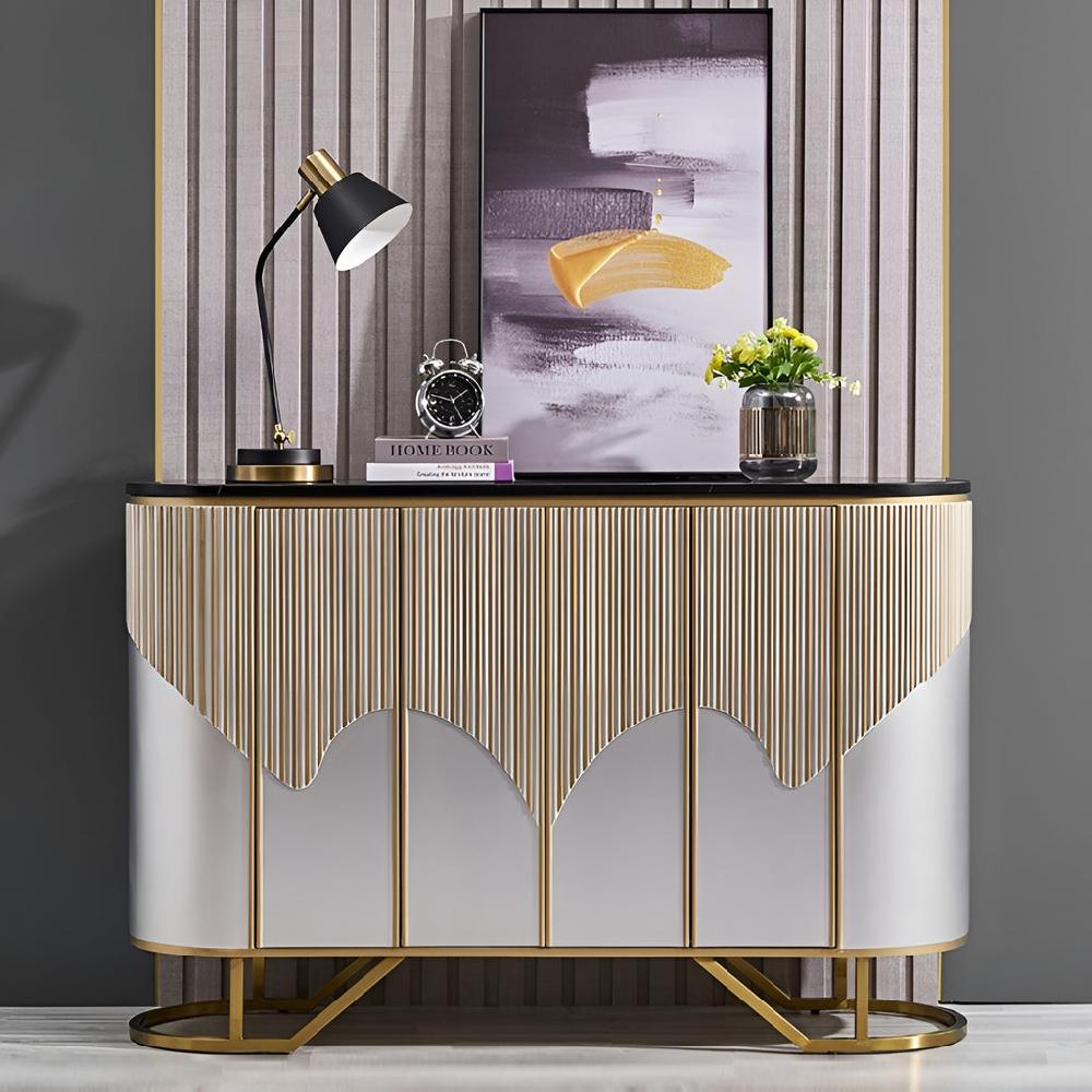 lixra High-End Decorative Marble Modern Buffet Table