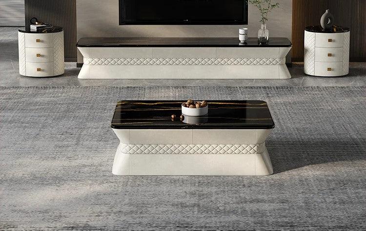 Lixra High-End Living Room Set Coffee Table TV Stand And Side Table