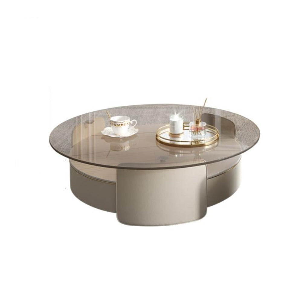 Lixra Impressive Sturdy Structured Wooden Coffee Table And TV Stand
