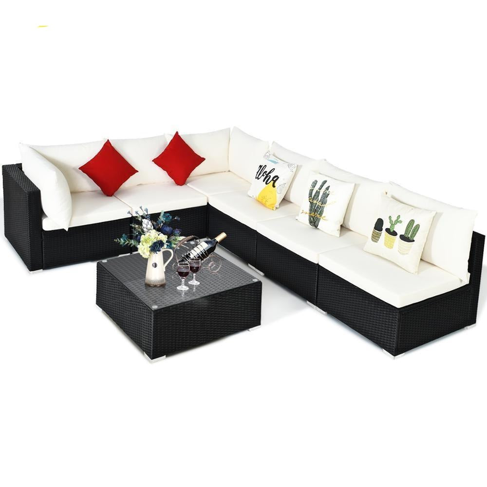 lixra L-Shaped Modern Designed Outdoor Sectional Sofa Set