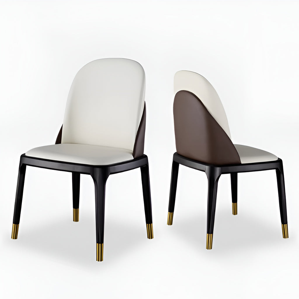 Lixra Leather Upholstered Modern Dining Chair For 4