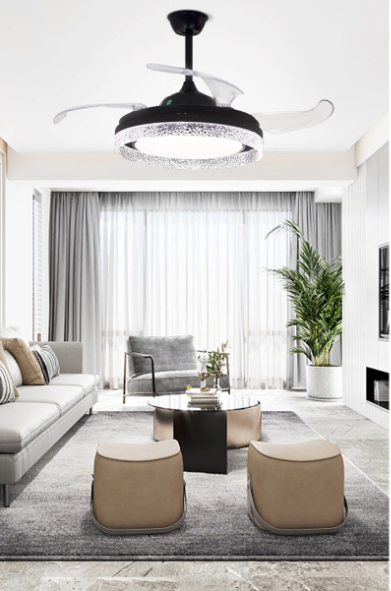 Lixra 3-Color Illumine LED Cooling Fan