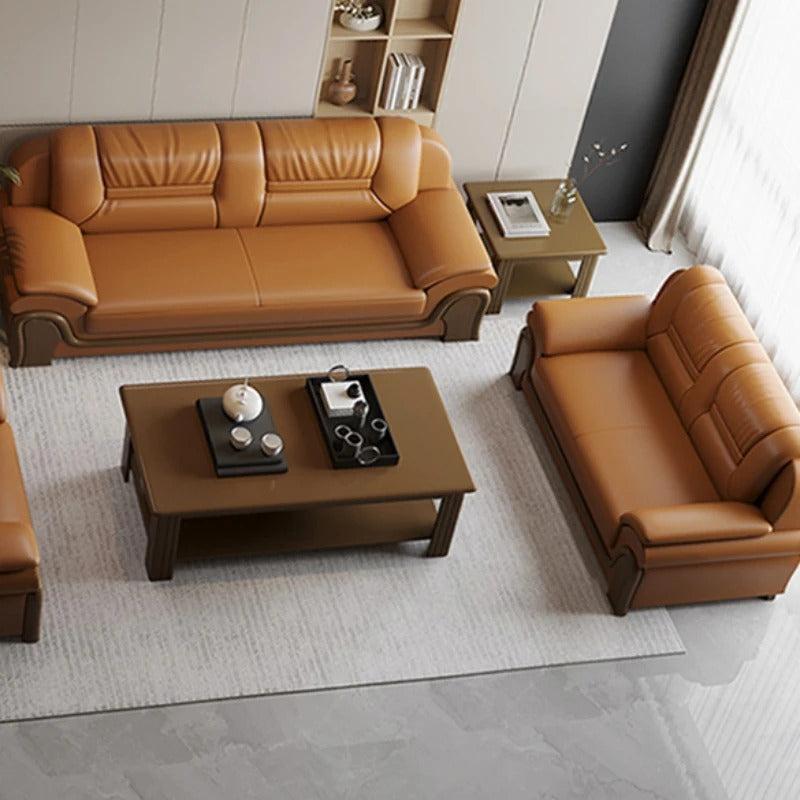 Lixra 3-Piece Delightful Leather Sofa Set