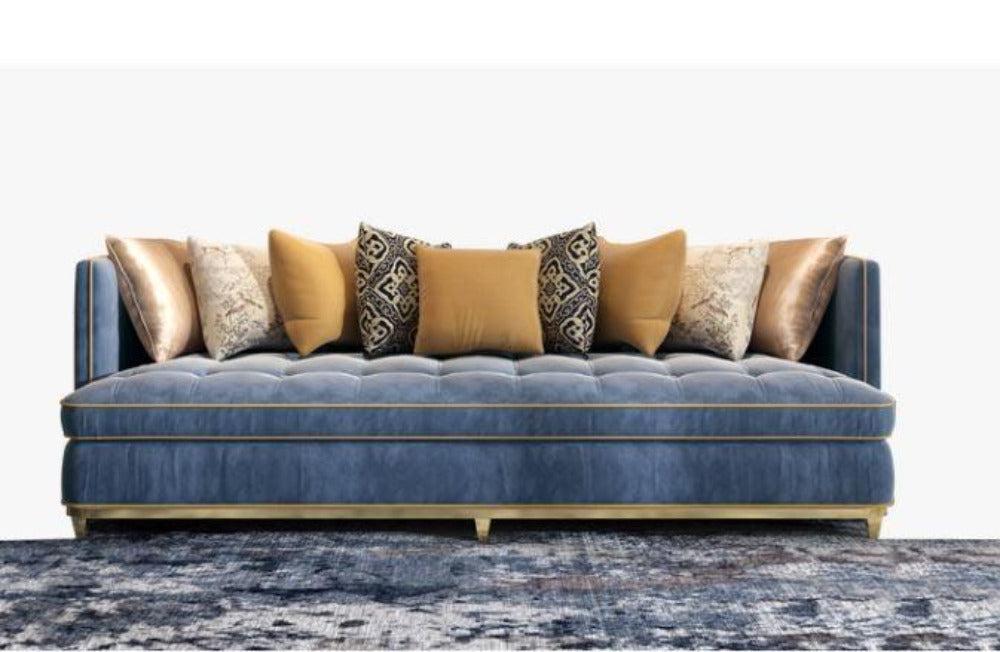 lixra 3-Seater Italian Designed Fabric Sofa