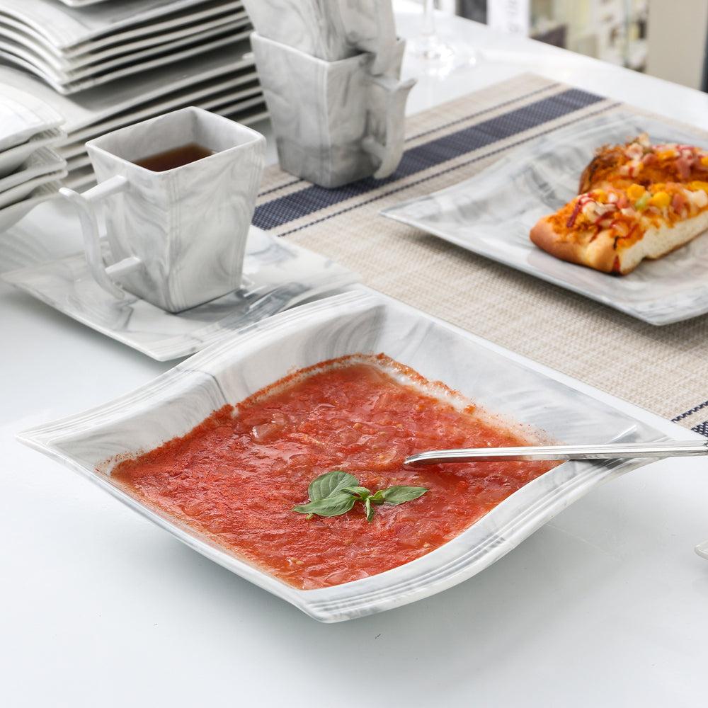 Lixra 30/60PCS Porcelain Dinnerware Set