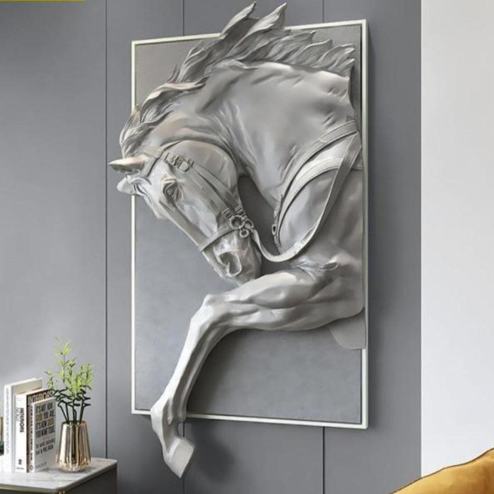 Lixra 3D-Mural Horse Designed Hanging Art