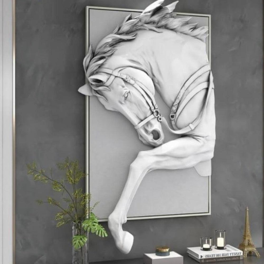 Lixra 3D-Mural Horse Designed Hanging Art