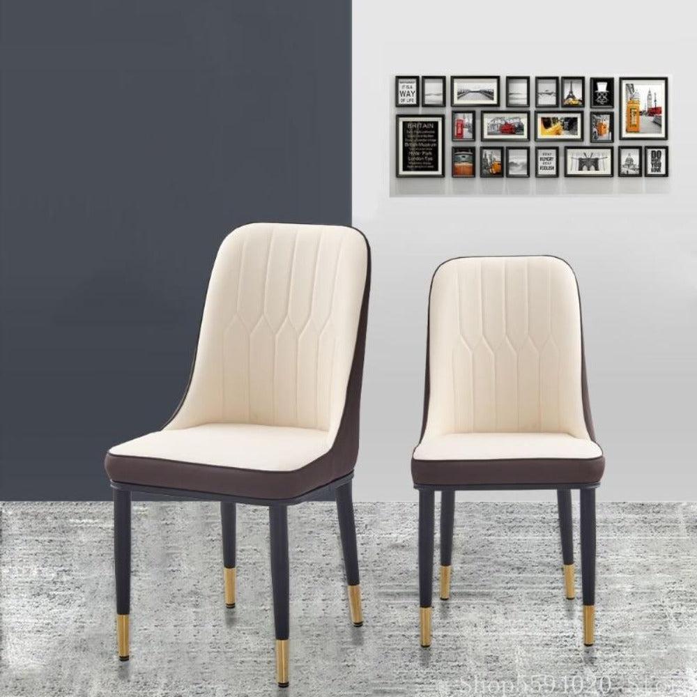 Lixra 4 Pcs Swanky Leather Dining Chairs