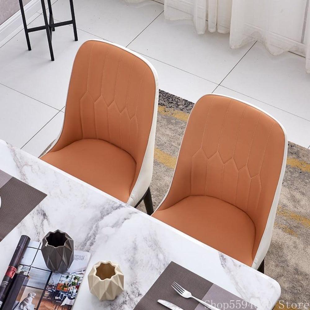 Lixra 4 Pcs Swanky Leather Dining Chairs