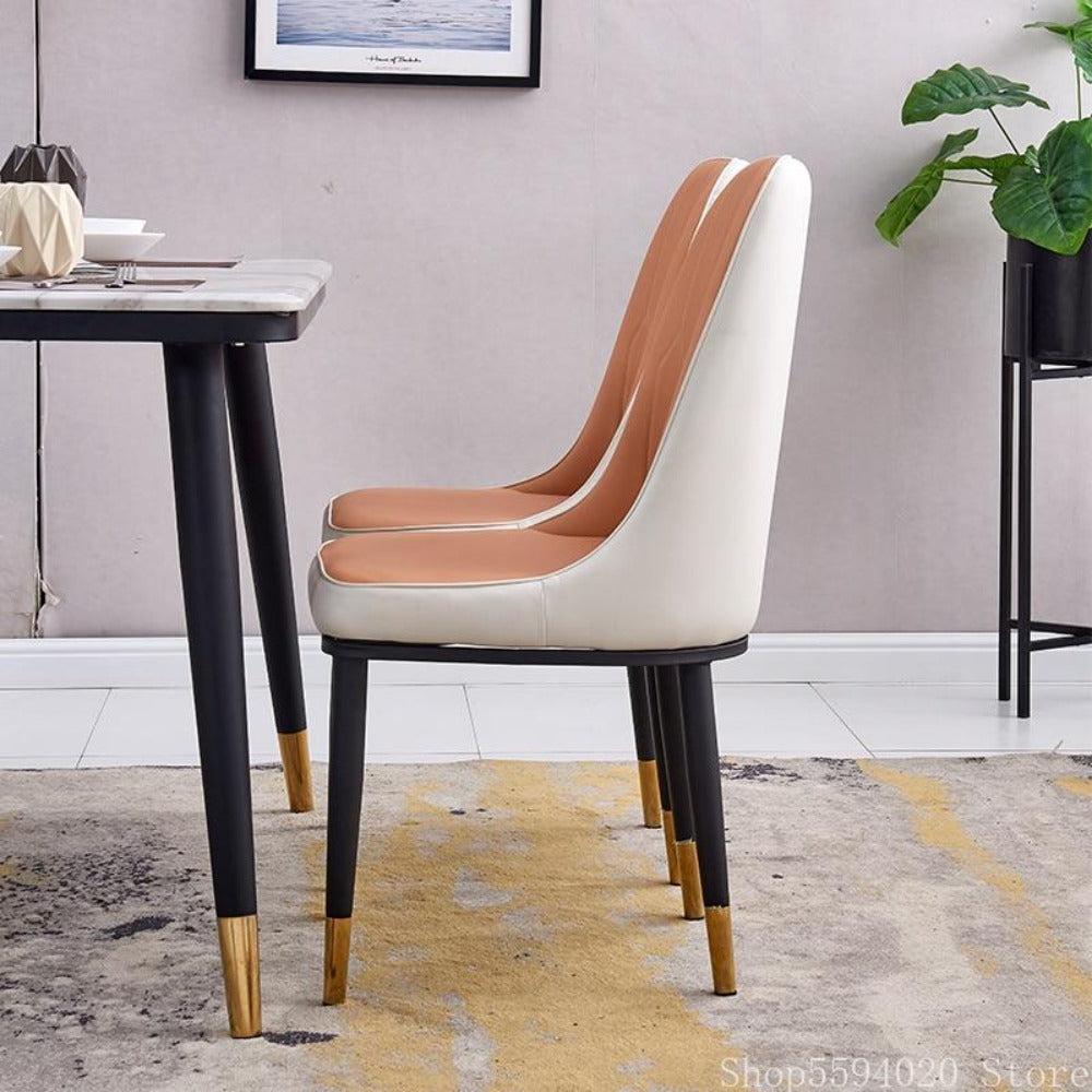 Lixra 4 Pcs Swanky Leather Dining Chairs