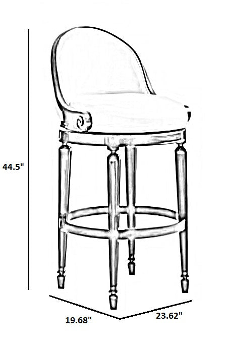 Lixra 4-Piece European Style Bar Stools