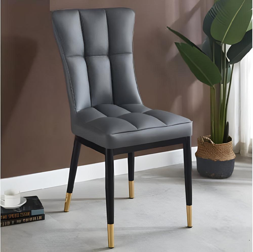 lixra 4-Piece Leather Upholstered Dining Chairs