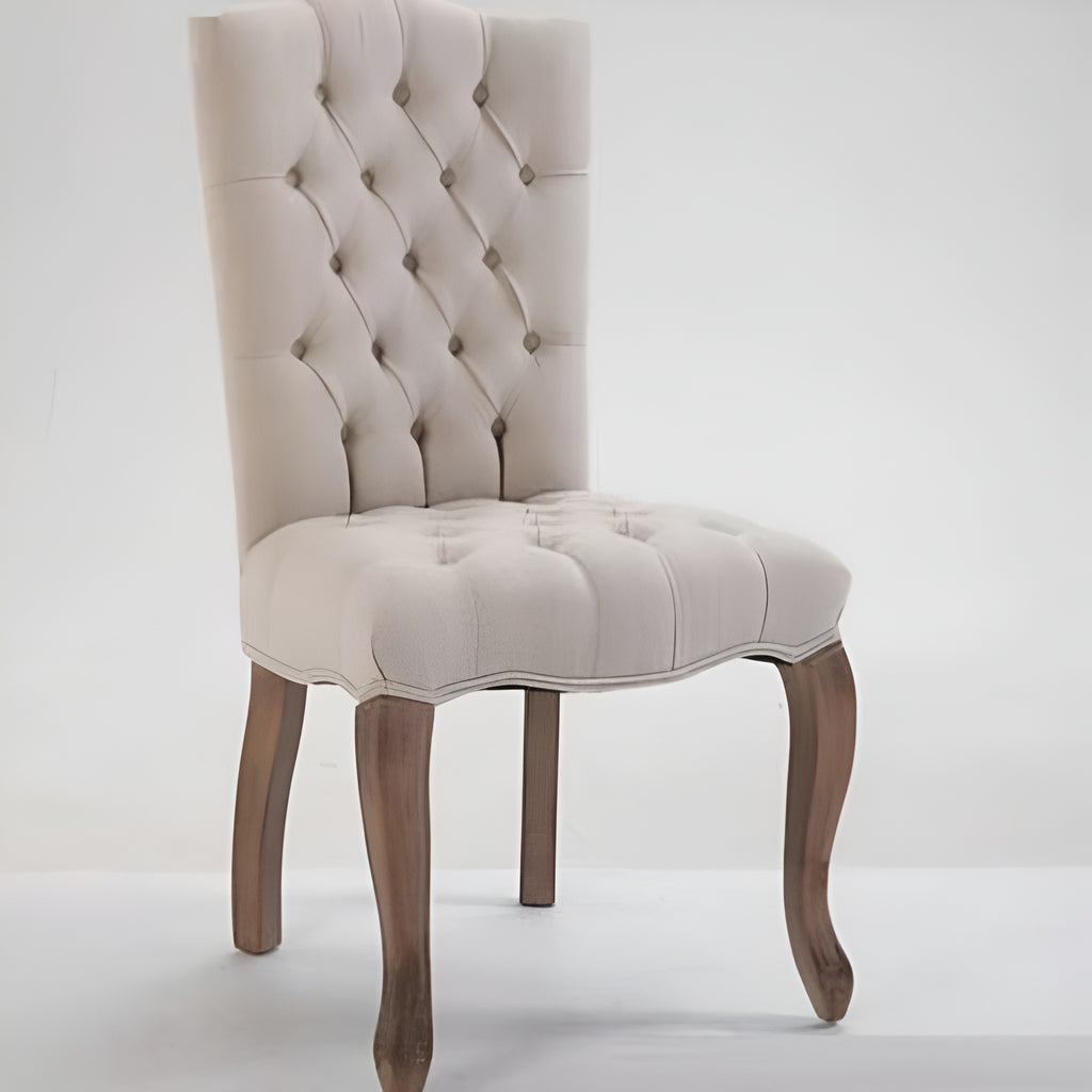 Lixra 4-Piece Solid Wood Dining Chairs With Fabric