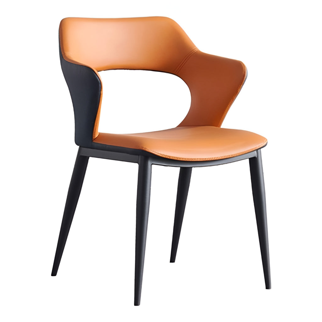 Lixra 4 Pieces Minimalist Leather Dining Chair