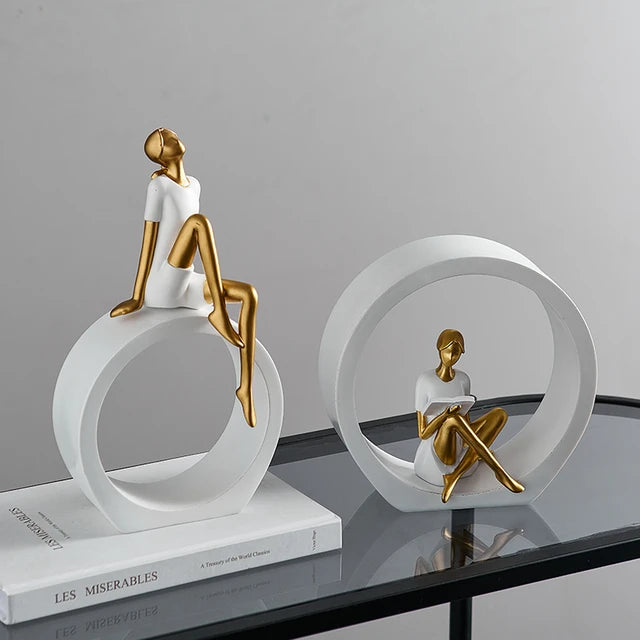 Lixra Abstract Figurines Showpiece For Home Decor