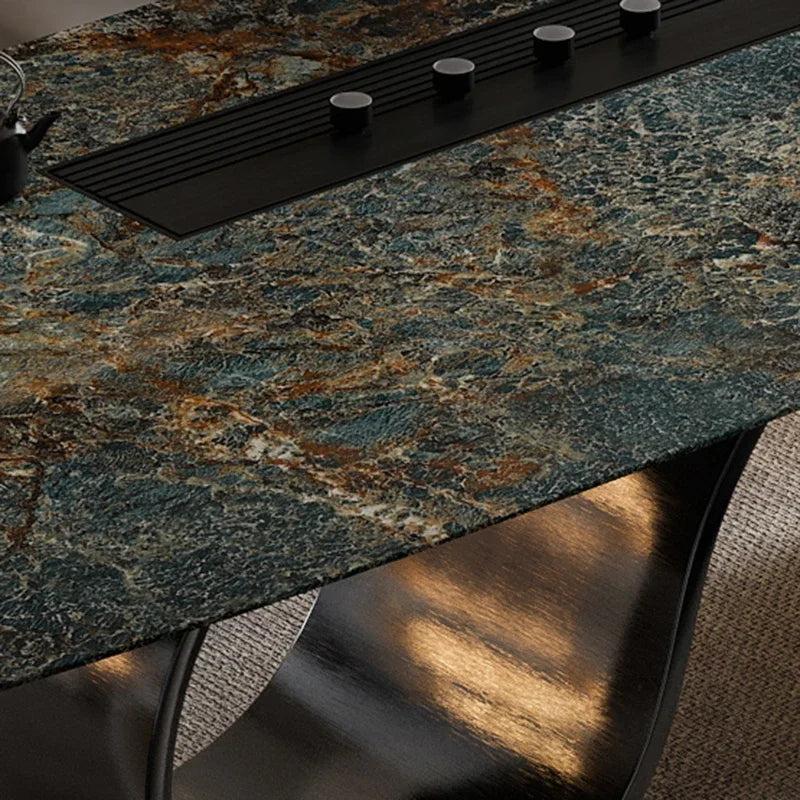 Lixra Abstract Marble Modern Dining Table