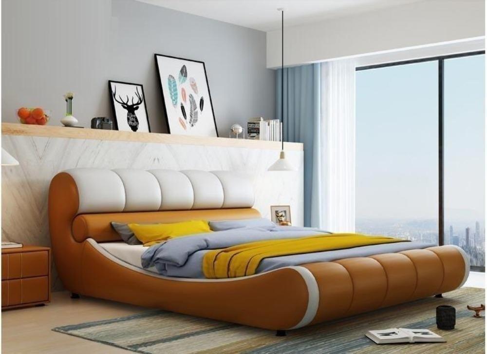 Lixra Aesthetic Look Luxurious Leather Bed