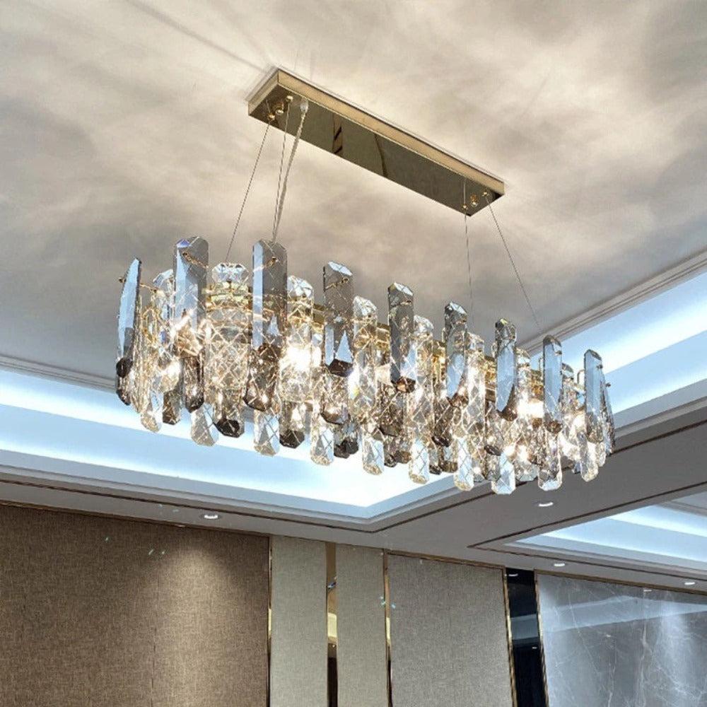Lixra Aesthetic Shiny Crystal Modern Chandelier